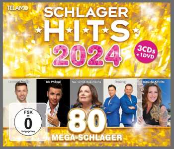 3CD/DVD Various: Schlager Hits 2024 (Unsere Besten Lieder Des Jahres - 80 Mega-Schlager) 645126