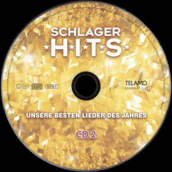 3CD/DVD Various: Schlager Hits 2024 (Unsere Besten Lieder Des Jahres - 80 Mega-Schlager) 645126