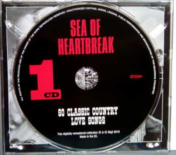 3CD Various: Sea Of Heartbreak - 60 Classic Country Love Songs 356408