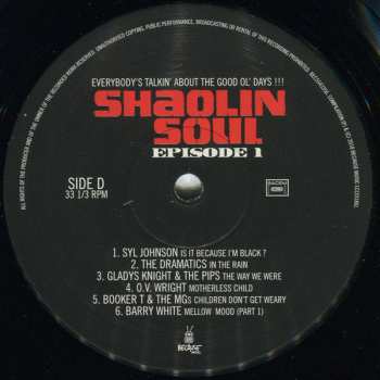 2LP/CD Various: Shaolin Soul (Episode 1) 58262