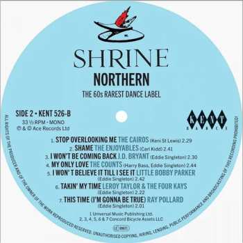 LP Various: Shrine Northern: The 60s Rarest Dance Label 582006