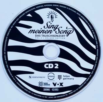 2CD Various: Sing Meinen Song - Das Tauschkonzert, Vol. 2 DLX | DIGI 327408