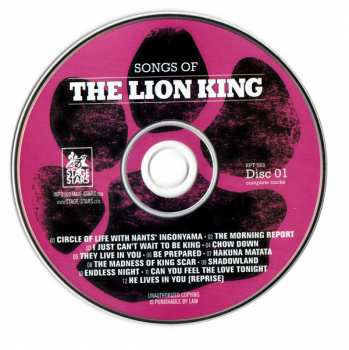 2CD Various: Songs Of The Lion King 268018