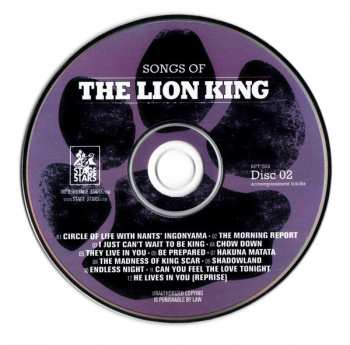 2CD Various: Songs Of The Lion King 268018