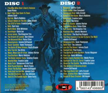 2CD Various: Songs Of The Wild West (50 Original Western Classics On 2 CDs) 154220