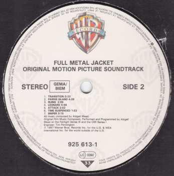 LP Various: Stanley Kubrick's Full Metal Jacket (Original Motion Picture Soundtrack) 642834