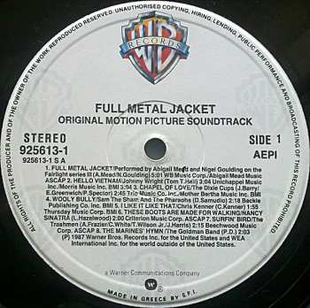 LP Various: Stanley Kubrick's Full Metal Jacket - Original Motion Picture Soundtrack 642850