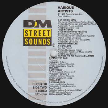 LP Various: Street Sounds Hip Hop 18 386580