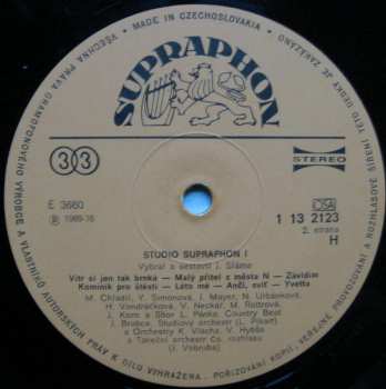 LP Various: Studio Supraphon 1 415871