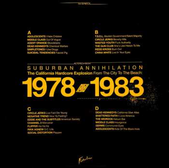 2LP Various: Suburban Annihilation - The California Hardcore Explosion From The City To The Beach: 1978-1983 LTD 607889