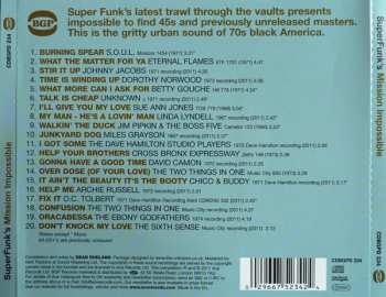 CD Various: SuperFunk's Mission Impossible. Hard To Find And Unreleased Funk Masters (Volume 7) 253675