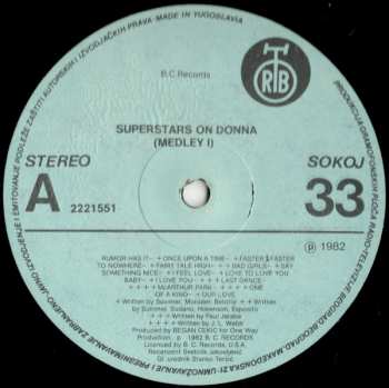 LP Various: Superstars On Donna 592036