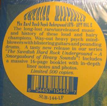 LP Various: Swedish Meatballs The Hard Rock Psych Underground 1970 - 1977 Vol 2 446043