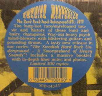 LP Various: Swedish Meatballs The Hard Rock Psych Underground 1971 - 1977 446094