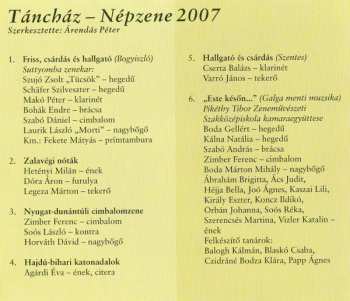 CD Various: Táncház - Népzene 2007 / Hungarian Dance House - Folk Music DIGI 320282