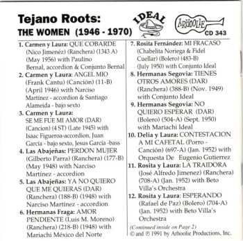 CD Various: Tejano Roots: The Women (1946-1970) 454867