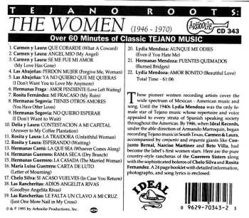 CD Various: Tejano Roots: The Women (1946-1970) 454867