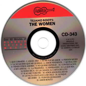 CD Various: Tejano Roots: The Women (1946-1970) 454867