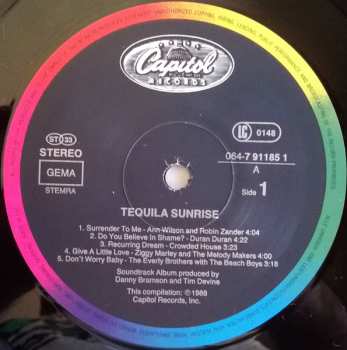 LP Various: Tequila Sunrise - Original Motion Picture Soundtrack 653791