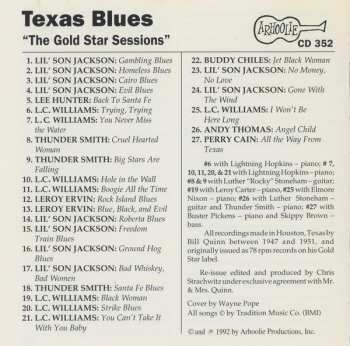 CD Various: Texas Blues (Bill Quinn's Gold Star Recordings) 551190