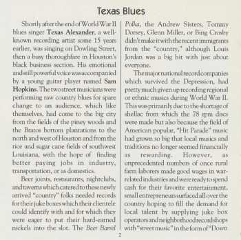 CD Various: Texas Blues (Bill Quinn's Gold Star Recordings) 551190