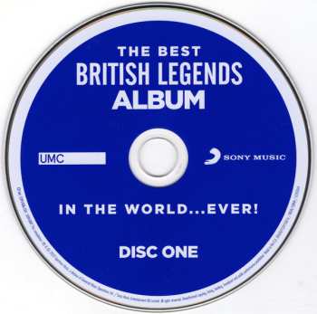 3CD Various: The Best British Legends Album in the World... Ever! DIGI 609155