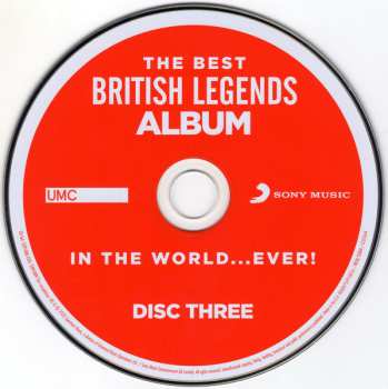 3CD Various: The Best British Legends Album in the World... Ever! DIGI 609155