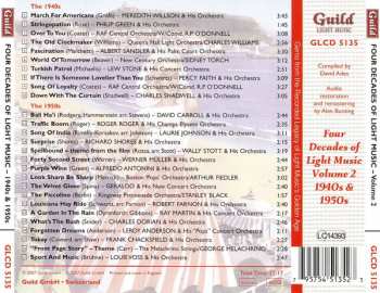 CD Various: The Golden Age Of Light Music: Four Decades Of Light Music - Volume 2 1940s & 50s 179619