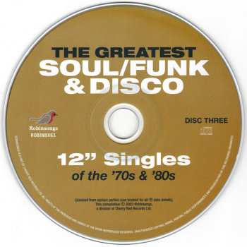 4CD/Box Set Various: The Greatest Soul/Funk & Disco 12" Singles Of The '70s & '80s 586588