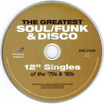 4CD/Box Set Various: The Greatest Soul/Funk & Disco 12" Singles Of The '70s & '80s 586588