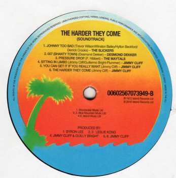 LP Various: The Harder They Come (Original Soundtrack Recording) 375610