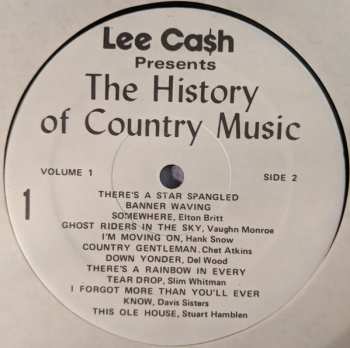 LP Various: The History Of Country Music - Volume 1 603692