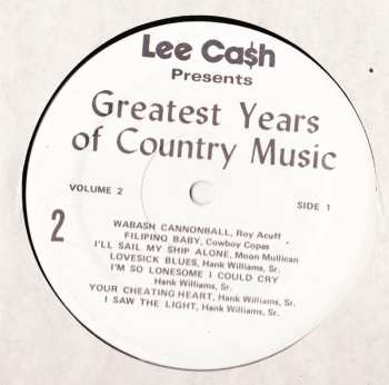 LP Various: The History Of Country Music - Volume 2 603697