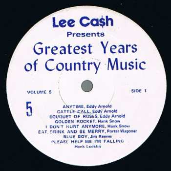 LP Various: The History Of Country Music - Volume 5 603738