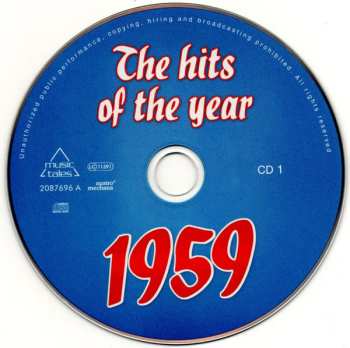 2CD Various: The Hits Of The Year 1959 557722