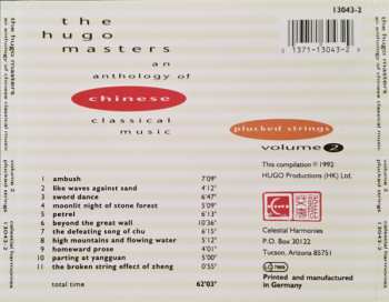 CD Various: The Hugo Masters - An Anthology Of Chinese Classical Music Volume 2: Plucked Strings 589610