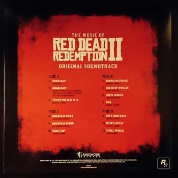 2LP Various: The Music Of Red Dead Redemption II (Original Soundtrack) LTD | CLR 359559