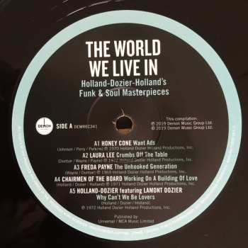 2LP Various: The World We Live In | Holland-Dozier-Holland's Funk & Soul Masterpieces 60279