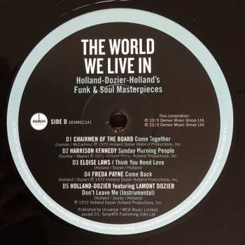 2LP Various: The World We Live In | Holland-Dozier-Holland's Funk & Soul Masterpieces 60279