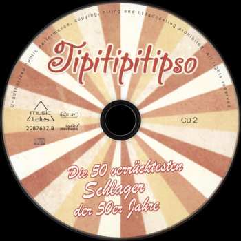 2CD Various: Tipitipitipso - Die 50 Verrücktesten Schlager Der 50er Jahre 559391