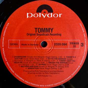 2LP Various: Tommy (Original Soundtrack Recording) 641106