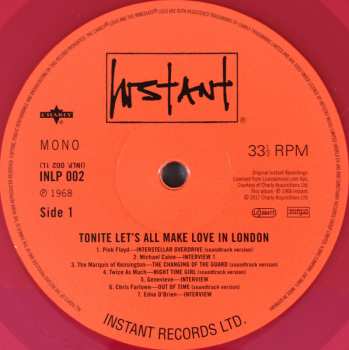 LP Various: Tonite Let's All Make Love In London CLR 630696