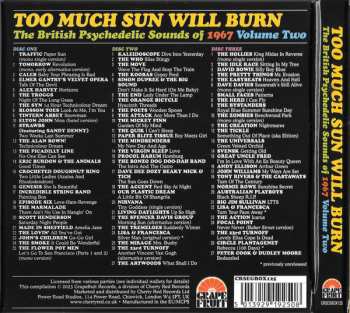 3CD/Box Set Various: Too Much Sun Will Burn (The British Psychedelic Sounds of 1967 Volume 2) 586488