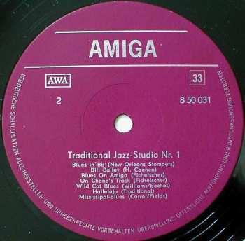 LP Various: Traditional Jazz-Studio Nr. 1 502530