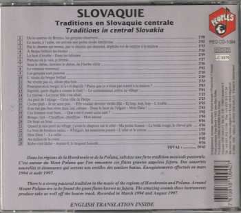 CD Various: Traditions En Slovaquie Centrale - Traditions In Central Slovakia  647978