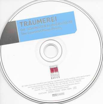 CD Various: Träumerei - Die Schönsten Klavierstücke - The Loveliest Piano Pieces 230099