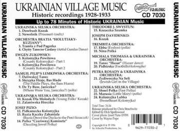 CD Various: Ukrainian Village Music (Historic Recordings 1928-1933) 463553