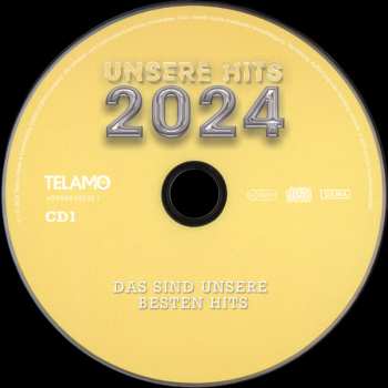 2CD/DVD Various: Unsere Hits 2024 (Das Sind Unsere Besten Hits) 556744