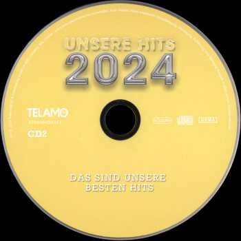 2CD/DVD Various: Unsere Hits 2024 (Das Sind Unsere Besten Hits) 556744