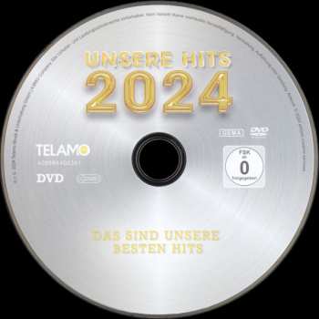 2CD/DVD Various: Unsere Hits 2024 (Das Sind Unsere Besten Hits) 556744